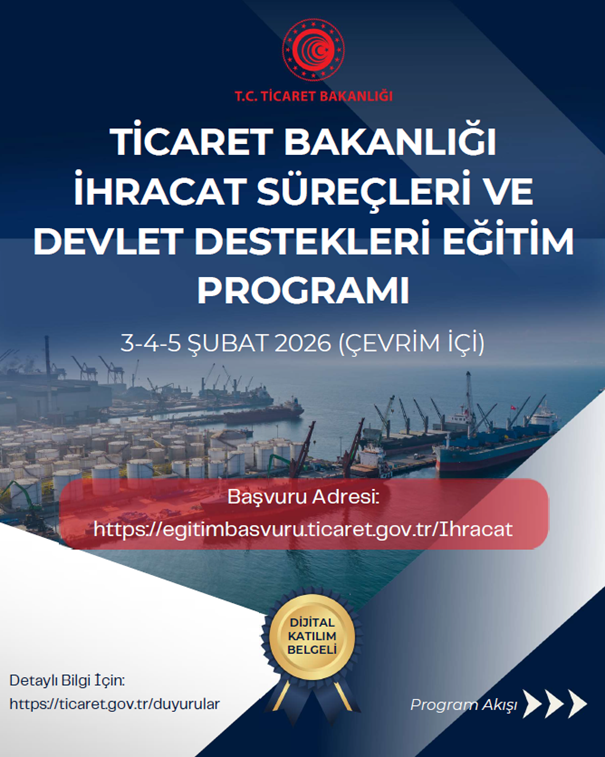 Ticaret Bakanlığı İhracat Süreçleri ve Devlet Destekleri Eğitim Programı
